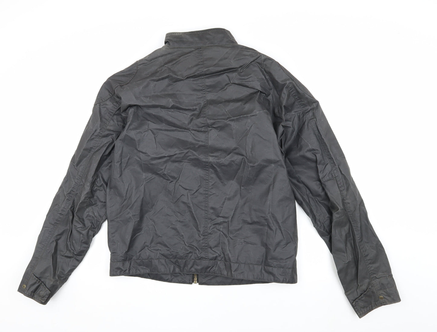 Mens UK Size M NEXT Black Motorcycle Jacket