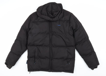 Mens UK Size S Mountainlife Black Puffer Jacket