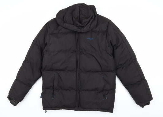 Mens UK Size S Mountainlife Black Puffer Jacket