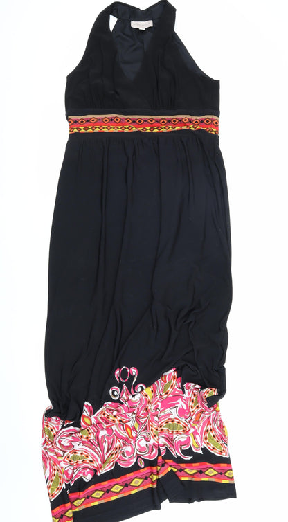 Ronni Nicole Women's Black A-Line Sleeveless Dress, Size 14