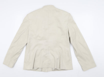 Womens UK Size 16 NEXT Beige Basic Jacket