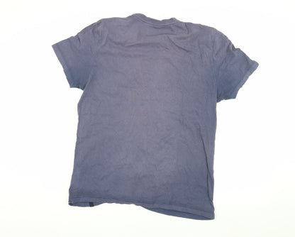 Mens UK Size L Criminal Blue  T-Shirt