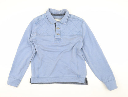 Fat Face Men's Blue Button-Up, S, Casual Long-Sleeve