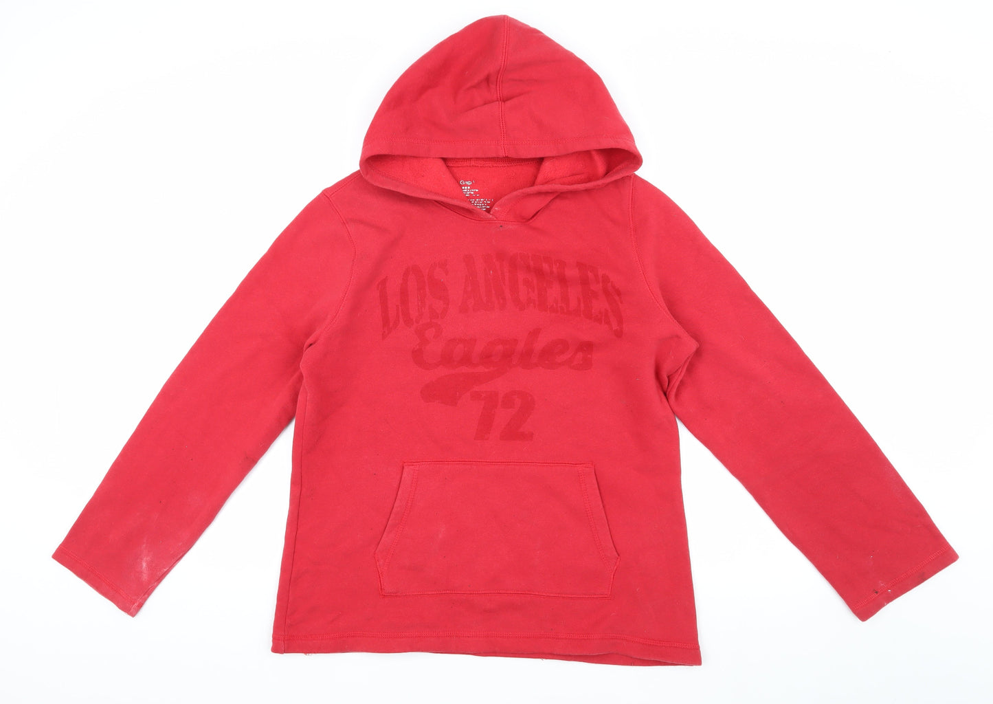 Mens UK Size L Gap Red Pullover Hoodie