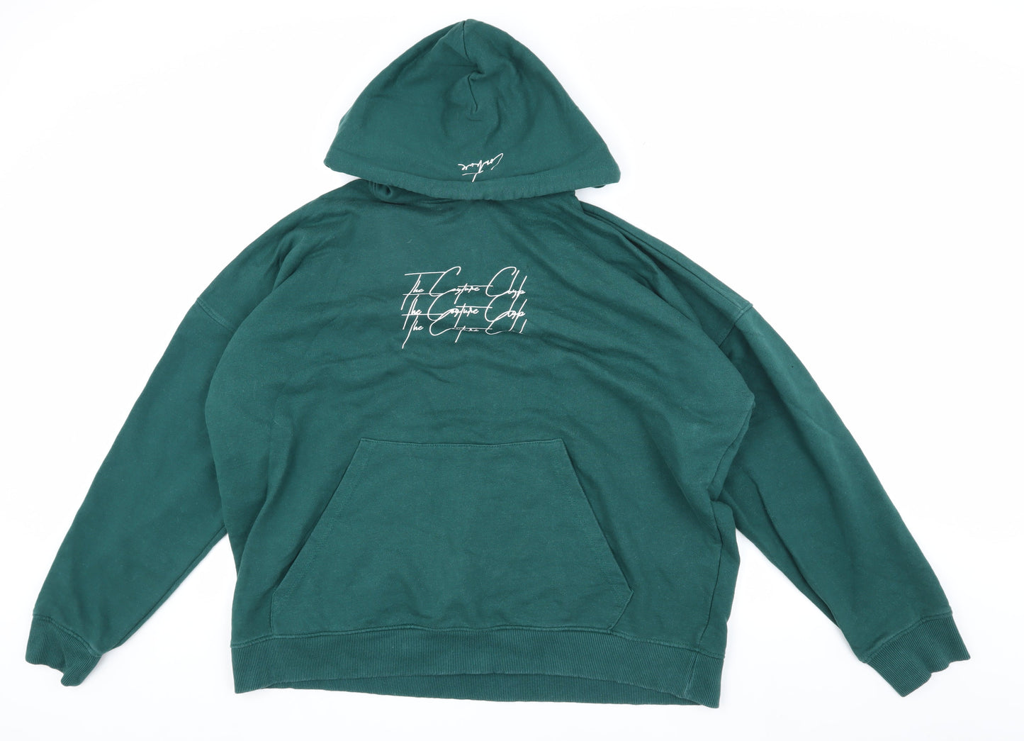 The Couture Club Men's Green Pullover Hoodie M