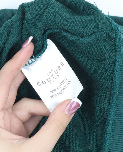 The Couture Club Men's Green Pullover Hoodie M