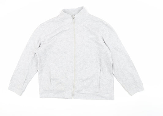 LA Gear Women's Grey Basic Jacket, Size 22, Plus Fit