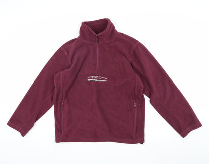 Doomsday Men's Red Fleece Pullover Sweatshirt M