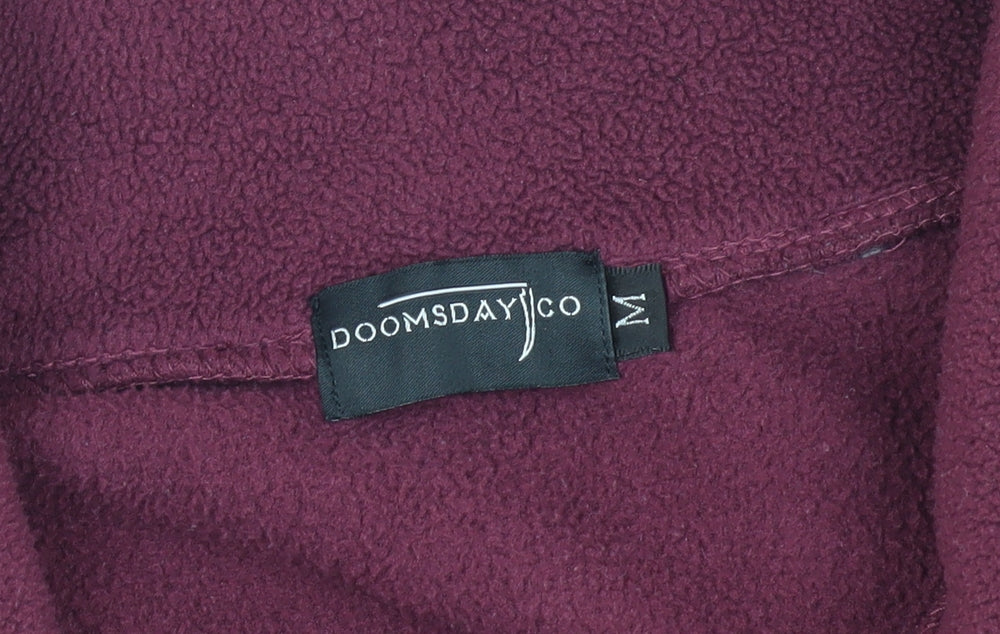 Doomsday Men's Red Fleece Pullover Sweatshirt M
