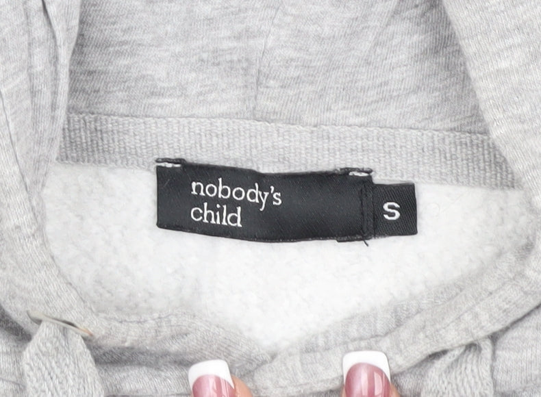 Nobody's Child Grey Pullover Hoodie S Unisex