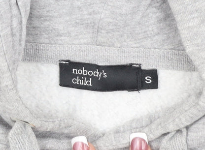 Nobody's Child Grey Pullover Hoodie S Unisex