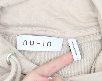 Nu-In Women's Beige Pullover Hoodie Size S