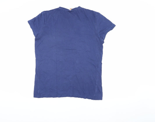 Marvel Men's Blue Captain America T-Shirt M