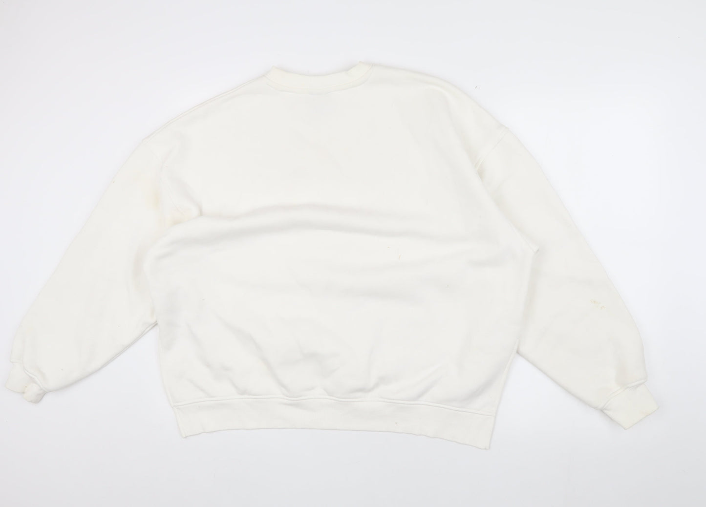 HERA Unisex White Pullover Sweatshirt M