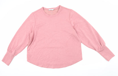 CC Heart Women's Pink Pullover Sweatshirt, Size L