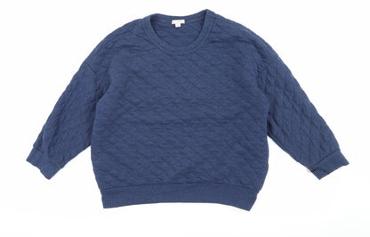 Gap Boys Blue Pullover Jumper, Medium, Crew Neck