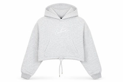 Couture Women's Grey Pullover Hoodie M Relaxed Fit