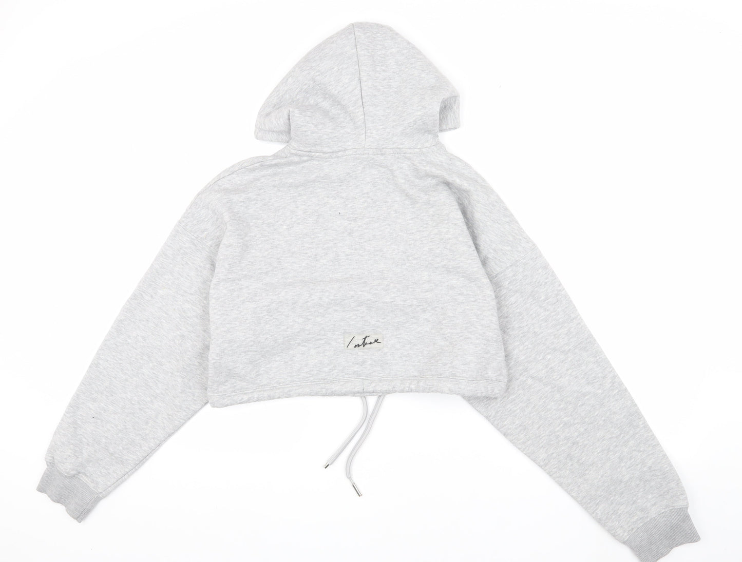 Couture Women's Grey Pullover Hoodie M Relaxed Fit