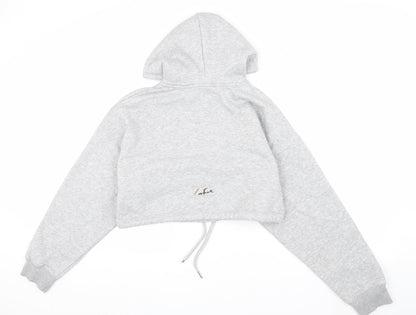 Couture Women's Grey Pullover Hoodie M Relaxed Fit