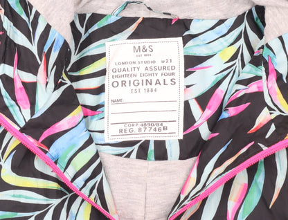 Marks and Spencer Girls' Multicoloured Floral Puffer Jacket 14-15