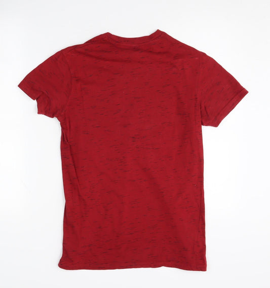 McKenzie Men’s Red Crew Neck T-Shirt Size M