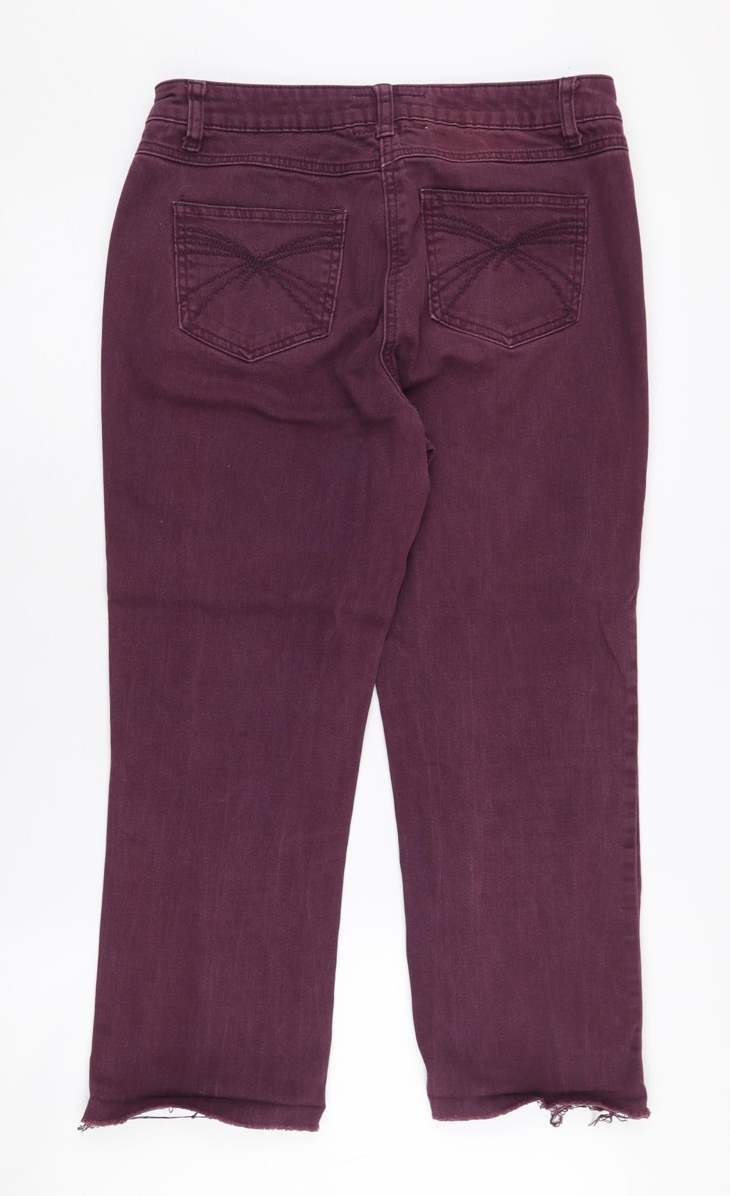 Rocha John Rocha Women’s Purple Straight Jeans Size 12
