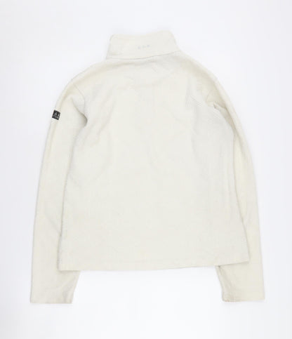 Icepeak Women's White 1/2 Zip Pullover Sweatshirt Size 12