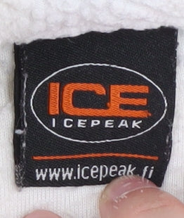 Icepeak Women's White 1/2 Zip Pullover Sweatshirt Size 12