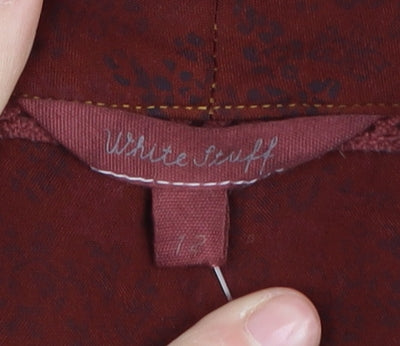 Womens UK Size 12 White Stuff Red Basic Blouse