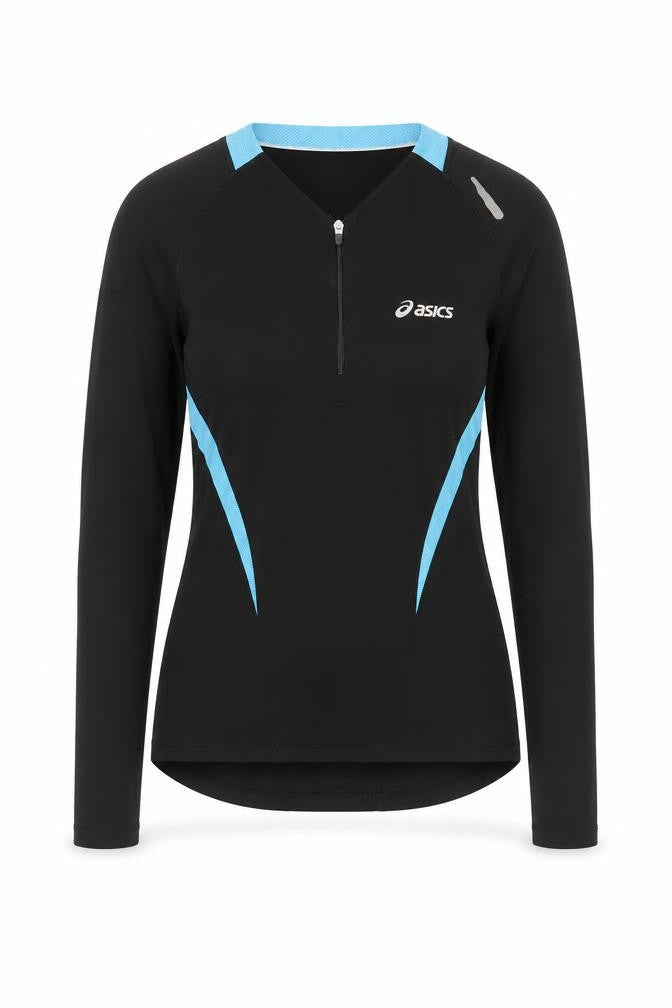 Womens UK Size XS ASICS Black Running & Jogging T-Shirt