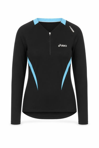 Womens UK Size XS ASICS Black Running & Jogging T-Shirt