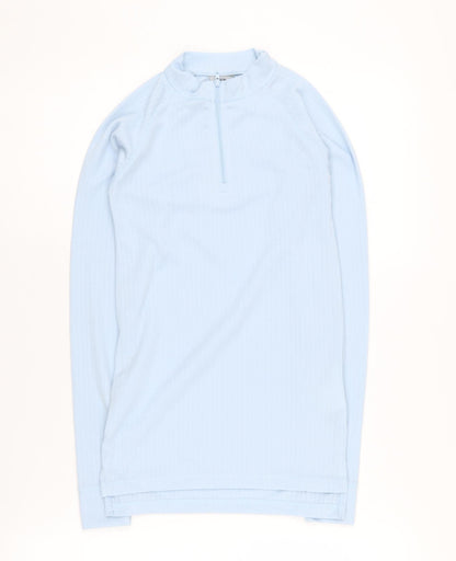 Trespass Girls Blue 1/4 Zip Sweatshirt, 9-10 Years, Activewear