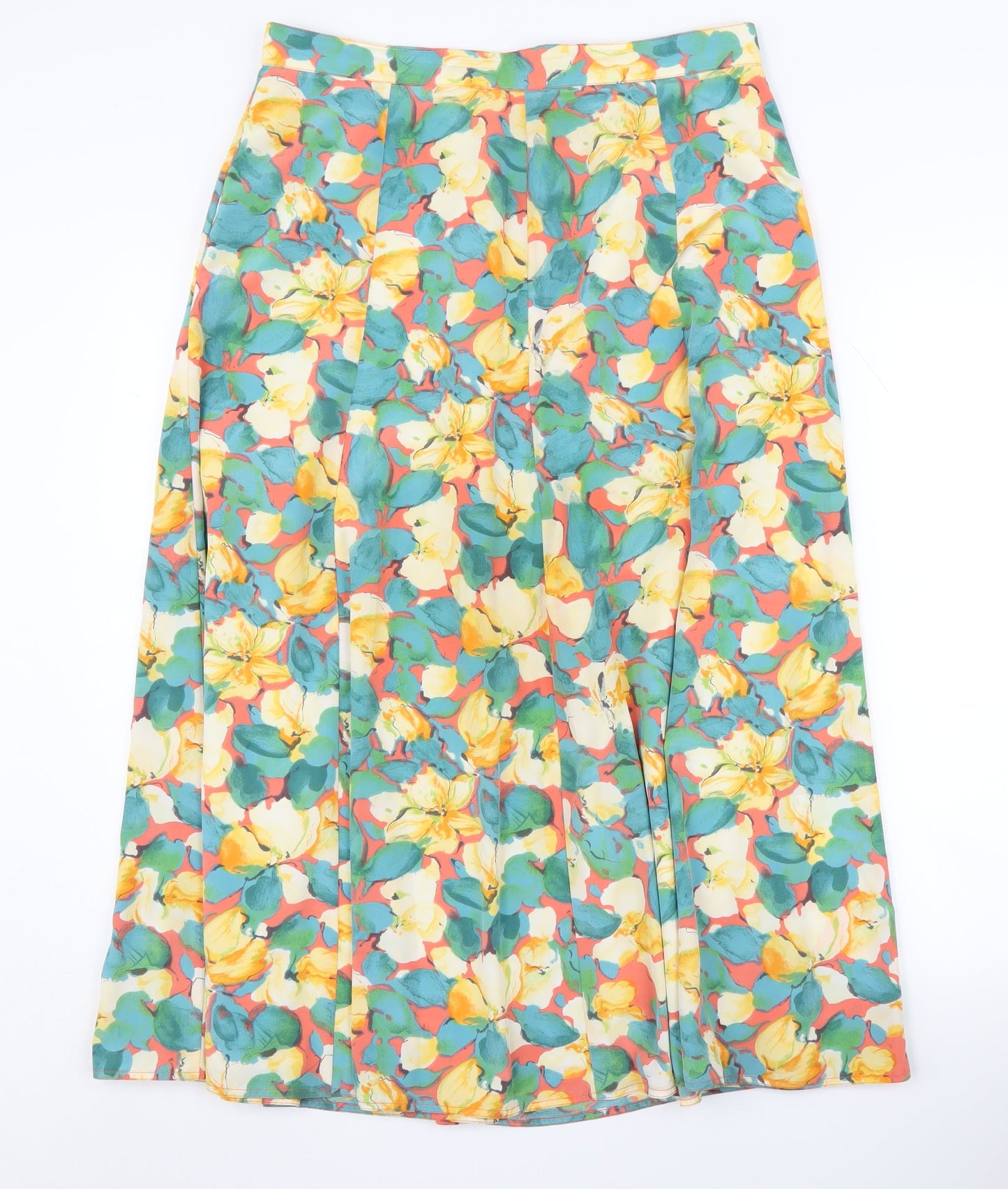 Womens UK Size 16 Viyella Pleated  Skirt