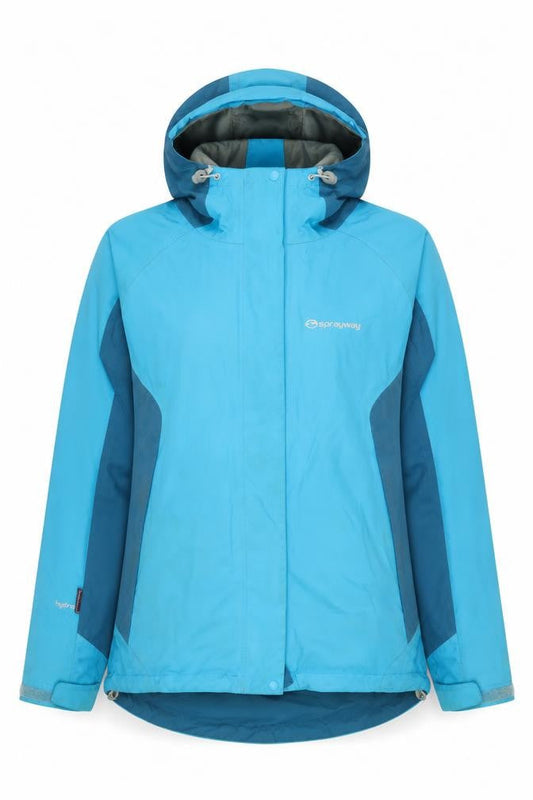 Sprayway Women's Blue Waterproof Jacket Size 10
