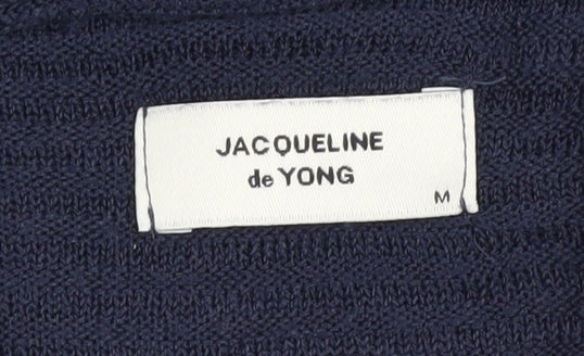Womens UK Size M Jacqueline de Yong Blue Pullover Jumper