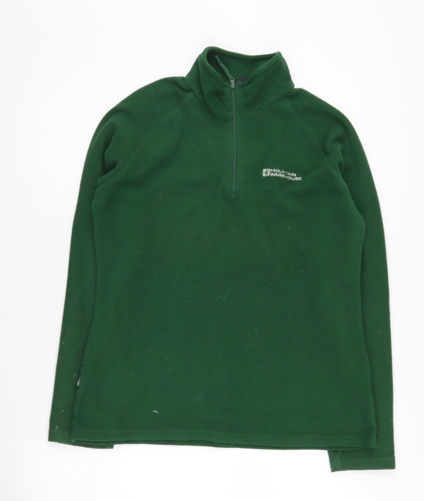 Womens UK Size 12 Mountain Warehouse Green Full Zip Sweatshirt