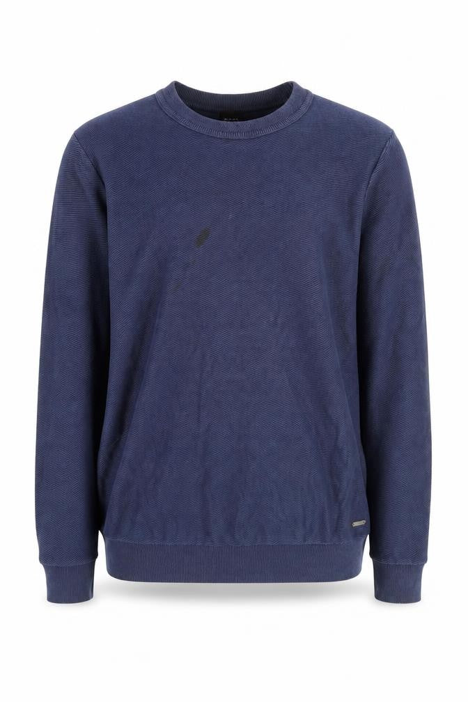 Mens UK Size L HUGO BOSS Blue Pullover Sweatshirt