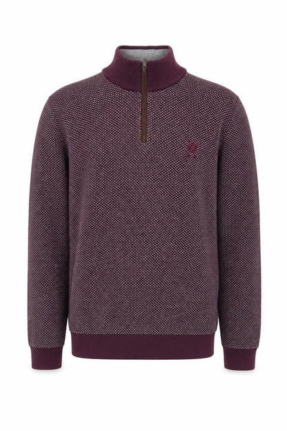 Jeff Banks Men's Purple Knit Sweatshirt M