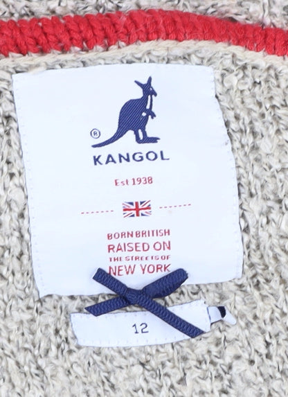 Kangol Women's Beige Cardigan Size 12