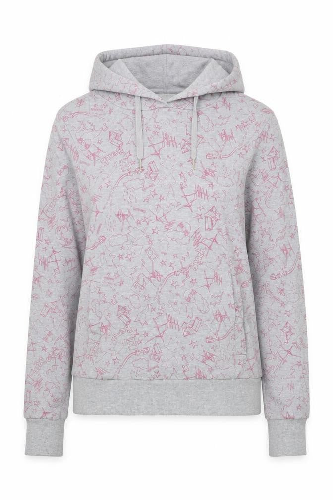 Womens UK Size XS Bench Grey Pullover Hoodie
