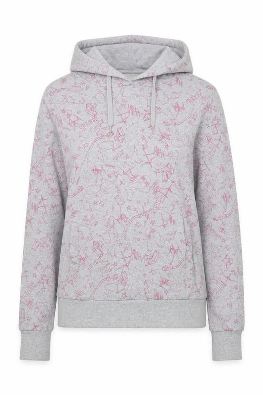 Womens UK Size XS Bench Grey Pullover Hoodie