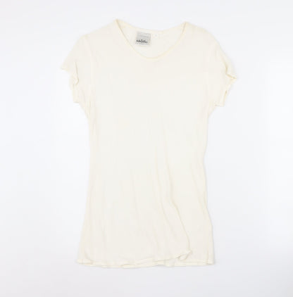 Womens UK Size L Whistles Ivory Basic T-Shirt