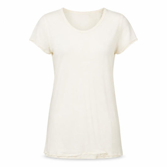 Womens UK Size L Whistles Ivory Basic T-Shirt