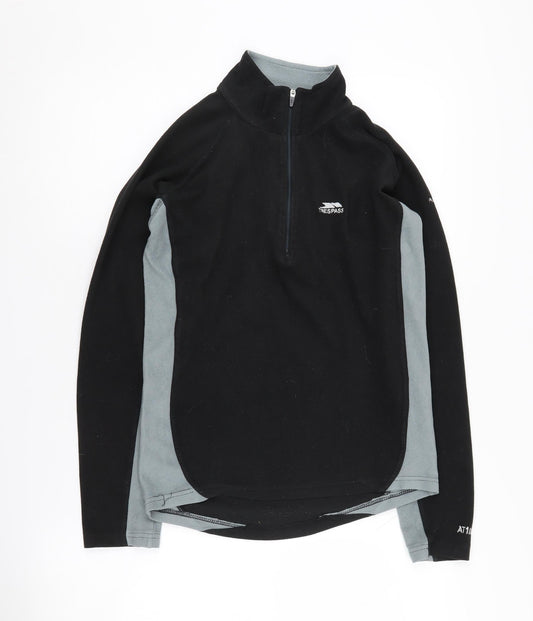 Trespass Men's Black Fleece Sweatshirt S