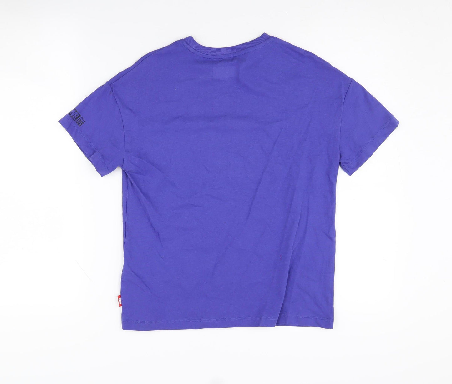 Marks and Spencer Girls Purple Marvel T-Shirt 10-11 Years