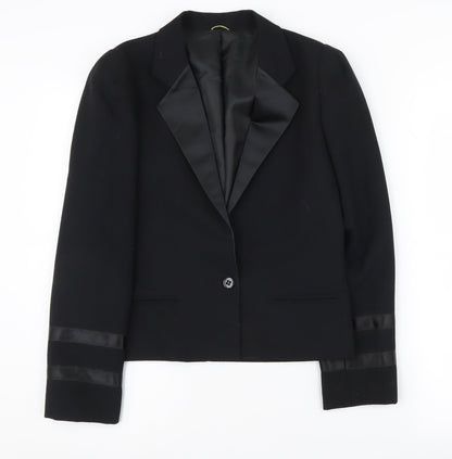 Jacques Vert Women’s Black Blazer S Formal Classic