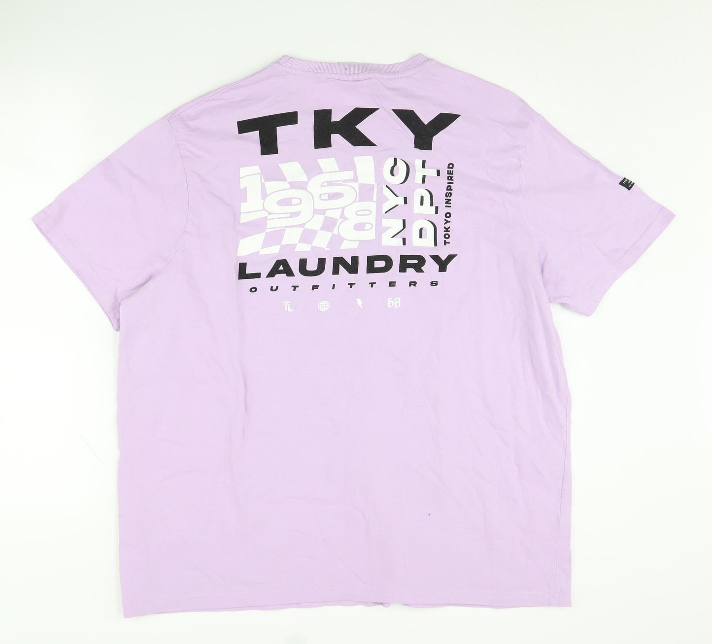 Tokyo Laundry Men's XXL Purple Graphic T-Shirt