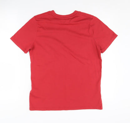 Abercrombie Kids Boys Red T-Shirt, Size 13-14 Years
