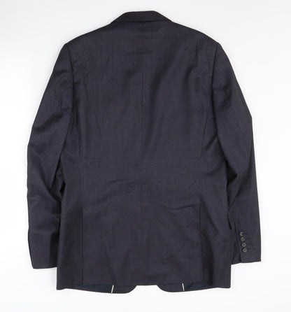 Mens UK Size 38 Jaeger Regular Blue Suit Jacket