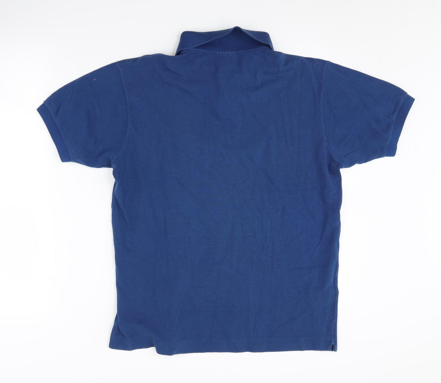 Lacoste Men's Blue Polo Shirt, Size M, Cotton, Logo